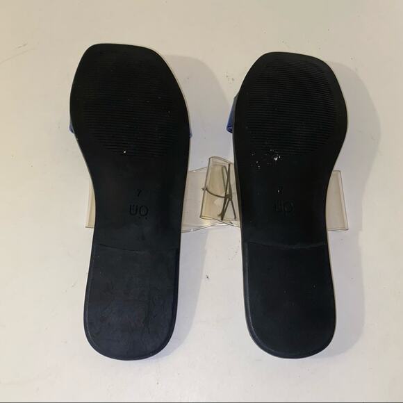 NWT URBAN OUTFITTERS double strap slides size 7 - Picture 5 of 5